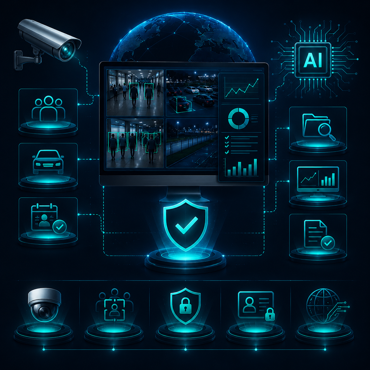 Panel visual de CG Trace and Control con trazabilidad, evidencia y control operativo