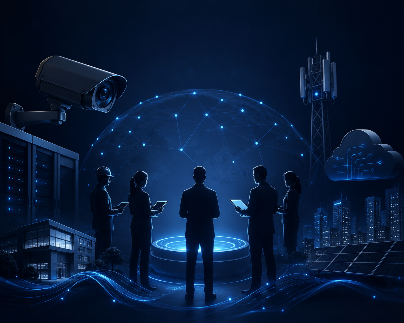 Equipo e infraestructura de CG Tech Systems en operación de monitoreo